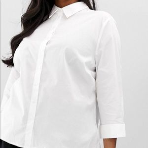 ASOS Curve Stretch Cotton Shirt